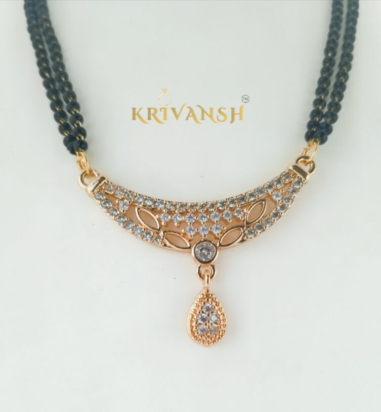CZ Stone Short Length Mangalsutra